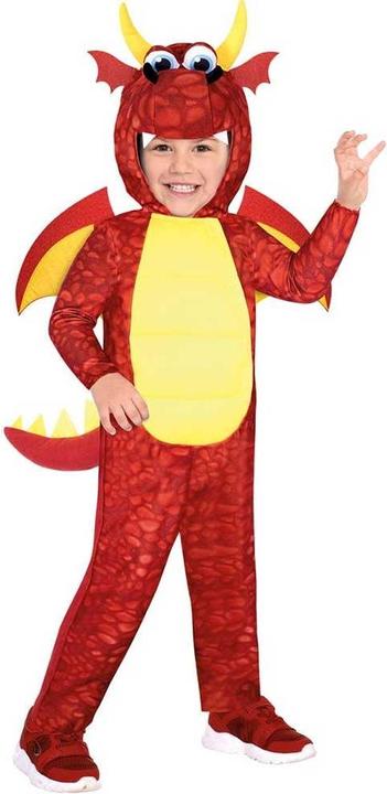 Immagine prodotto Amscan Costume da drago per bambini di età compresa tra i 4 e i 6 anni (4, 5, 6)