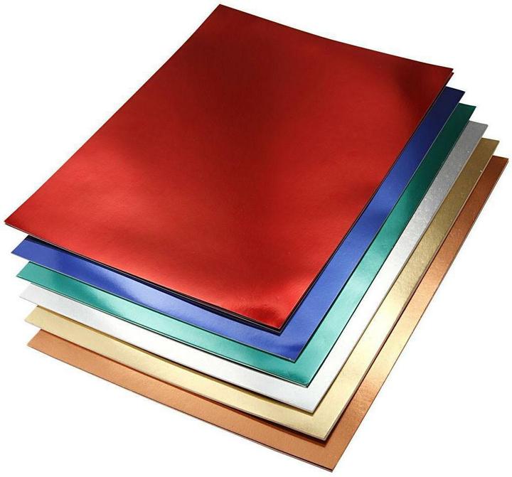 Image du produit Creativ Company Papier métallique A4 couleurs assorties (280 g/m², 30 x)