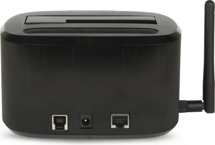 Actual product image Hamlet Wi-Fi Docking Station for 2.5" or 3.5" sata hard disks (1 Ports)