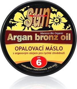 Image du produit Vivapharm Vivaco S.R.O. - Sun Argan Bronze Oil Spf6 - Beurre solaire à l'huile d'argan pour un bronzage rapide (Crème solaire, Jusqu'à SPF 10)