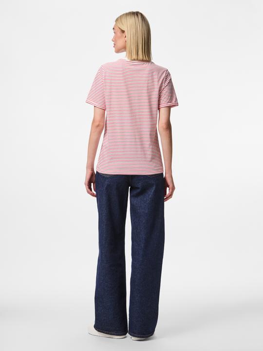 Produktbild Pieces Pcria Ss Fold Up Tee Stripes Noos Bc (M)