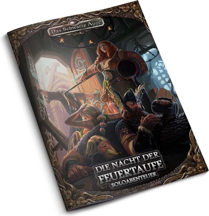 Actual product image DSA Adventure - The Night of the Baptism of Fire (Solo Adventure), Paperback (DE edition) (German)