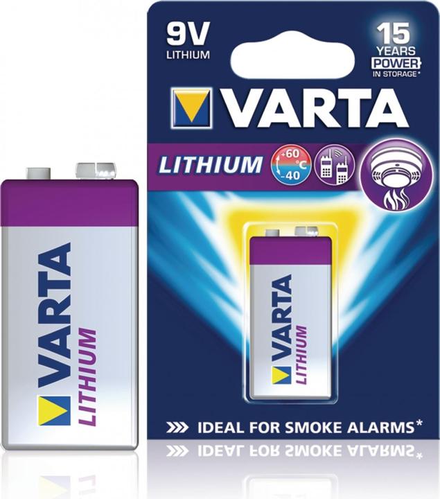Produktbild Varta ULTRA Lithium (1 Stk., 9V Block, 1200 mAh)