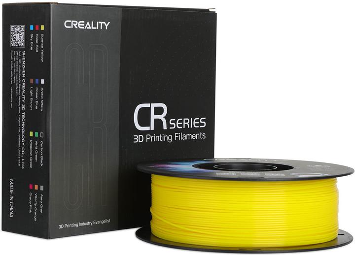 Actual product image Creality Filament PETG, Yellow, 1.75 mm, 1 kg (PETG, 1.75 mm, 1000 g, Yellow)