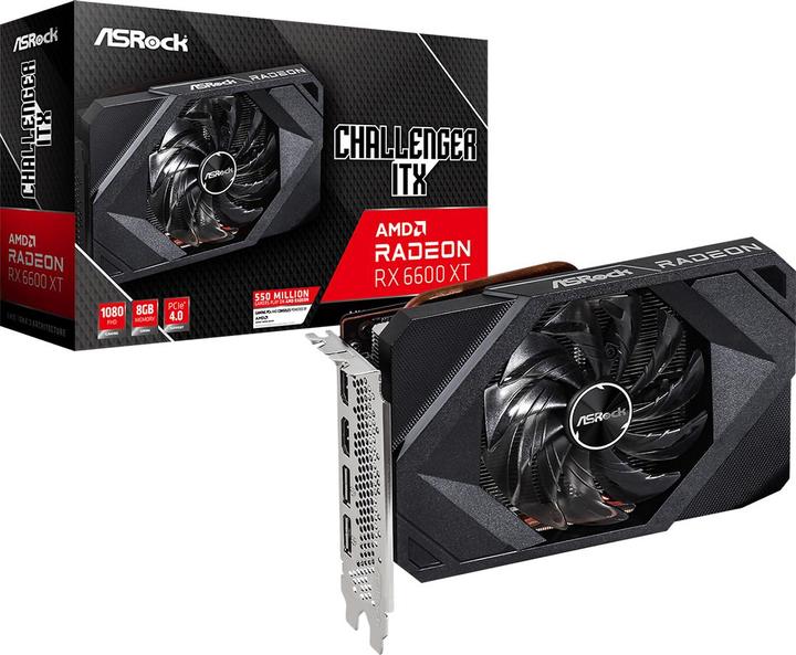Actual product image AsRock RX6600XT Challenger ITX 2xHDMI/2xDP DDR6 (8 GB)