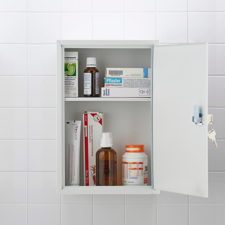 Immagine prodotto Relaxdays Armadietto dei medicinali (21,5 x 9,5 x 32 cm)