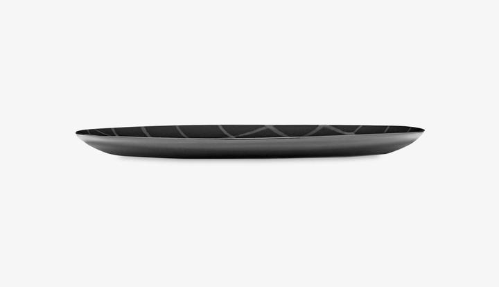 Actual product image Serax Plate ZUMA dark grey