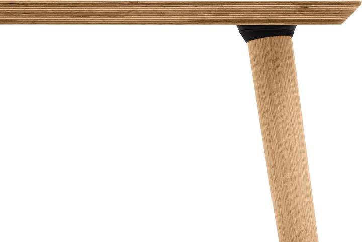 Actual product image Oakywood Classic Desk - Classic solid wood desk - Oak veneer / 120x60 - (120 x 60 cm)