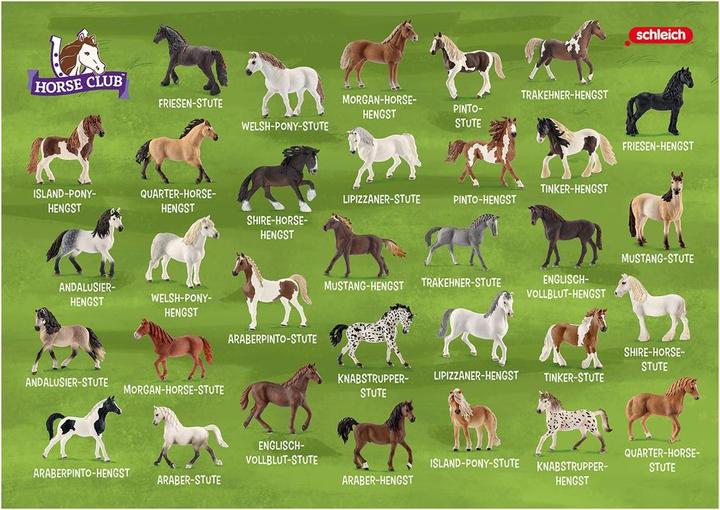 Actual product image Schmidt Spiele Horse Club Horses Pairs Metal Tin (German)