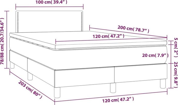 Produktbild VidaXL Yarkona (120 x 200 cm)