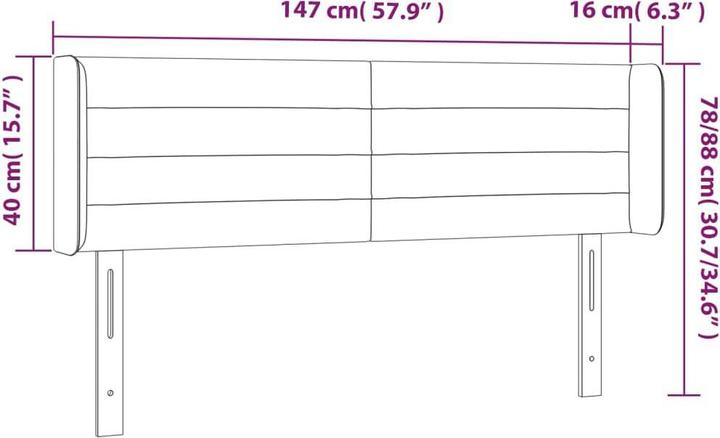 Produktbild VidaXL Kayla (147 x 16 x 88 cm)