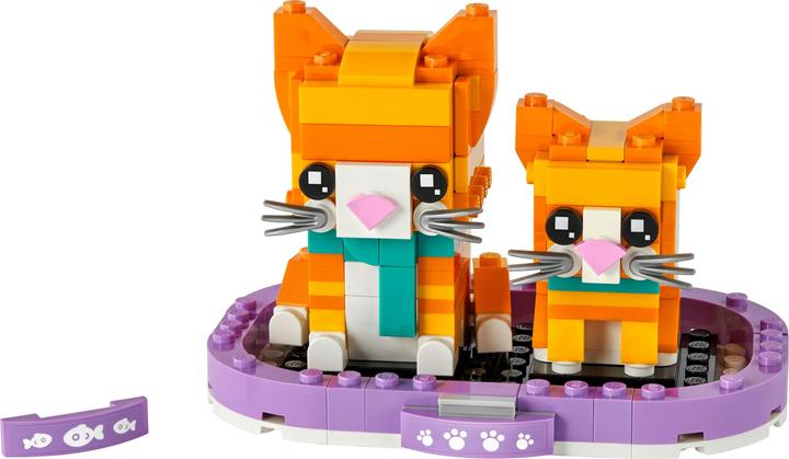 Image du produit LEGO BrickHeadz Chat rouge tigré 40480 (40480, LEGO Brickheadz)