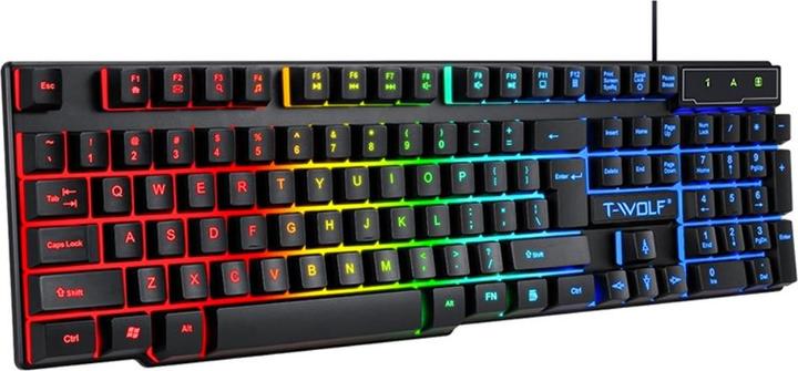 Image du produit Apfelkiste Combo de jeu 4 en 1 : souris, casque, clavier et tapis de souris - RGB QWERTY (Noir) (ING. Int., Filaire)