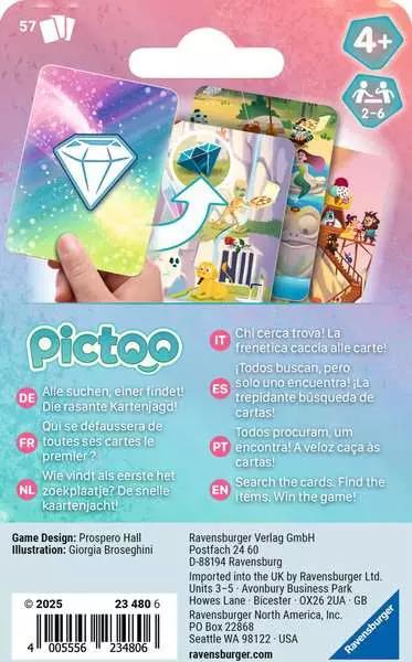 Actual product image Ravensburger 23480 - Pictoo Fantasy Card Game - Fast-paced card search game for children 4+ (Multilingual)