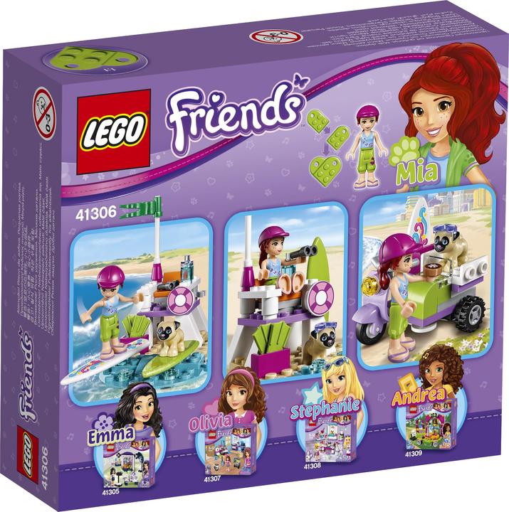 Actual product image LEGO Friends Mia's beach scooter (41306, LEGO Friends)