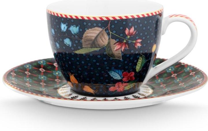 Image du produit PIP Studio Berry Blues Tasse à espresso avec couvercle bleu 120ml (120 ml, 1 x)