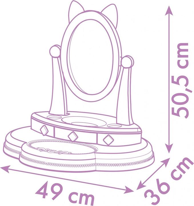Actual product image Smoby Gabby Tabletop Dressing Table