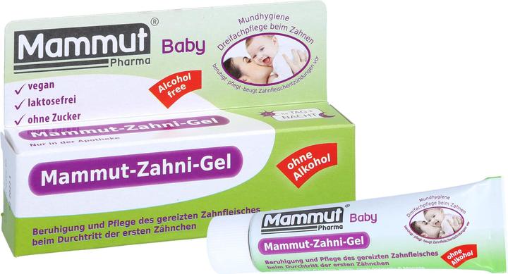 Produktbild Mammut Zahni-Gel Baby Dreifachpflege beim Zahnen, 10 ml Gel (1 x, 10 ml)