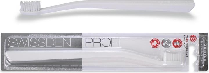 Image du produit Swissdent Brosse à dents PROFI Gentle Extra-Soft Blanc (1 pc) (Ultra doux, 1 x)