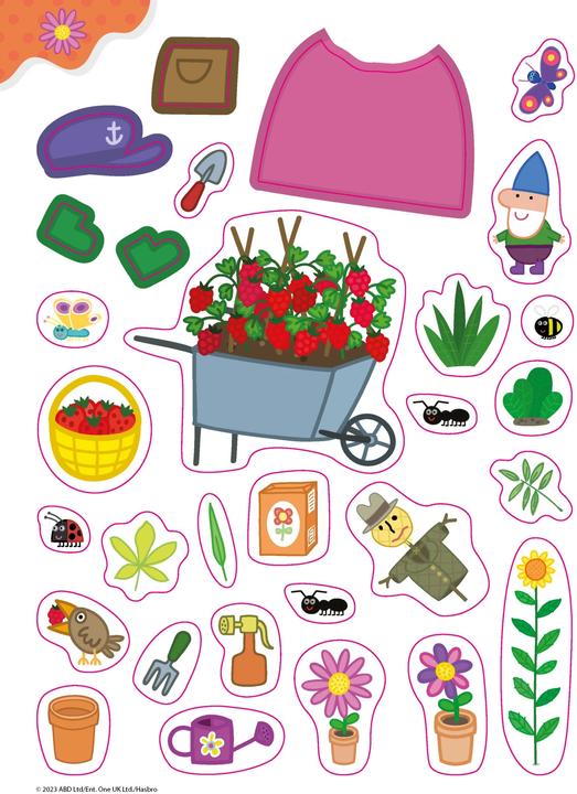 Actual product image Peppa Pig My Sticker Book Dress Up with Peppa
