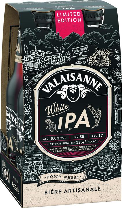 Actual product image Valaisanne White IPA (4 x 33 cl)