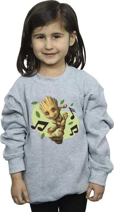 Produktbild Guardians Of The Galaxy Groot Musical Notes Sweatshirt Mädchen (152, 158)