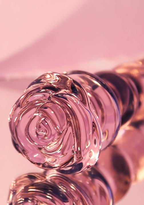Actual product image Dream Toys Glaze Glass - Rosebud Beaded Plug
