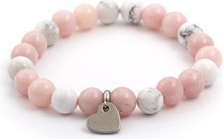 Produktbild Beneto Jade and howlite bead bracelet MINK05 / 17