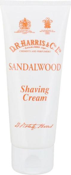 D.R. Harris Rasiercreme Sandalwood (Sandelholz) in der Tube 75ml - Reisegrösse (75 ml, Rasiercreme)