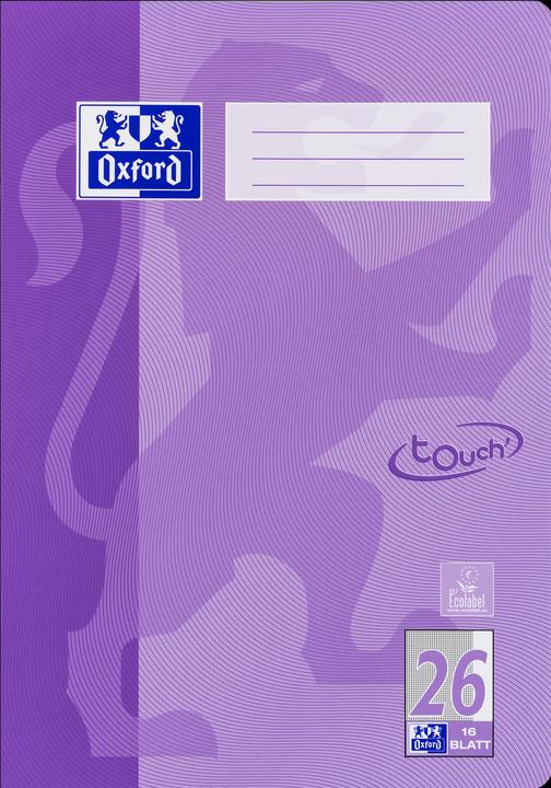 Produktbild Oxford Schulheft, A4, Lineatur 26 (A4, Kariert, Weicher Einband)