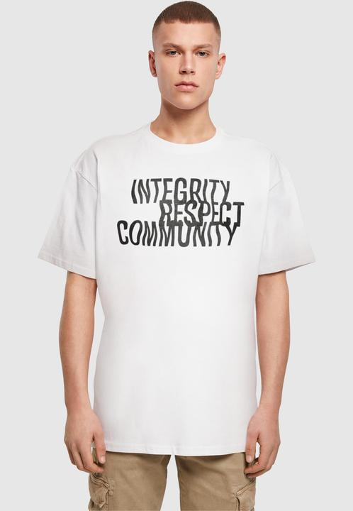 Produktbild Merchcode Football's coming home Integrity Respect Community Heavy Oversize Tee - 174001 (M)