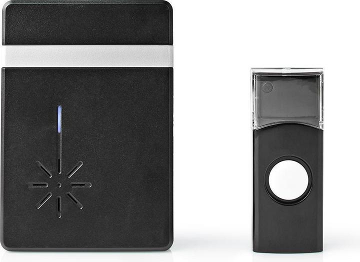 Image du produit Nedis Sonnette sans fil Alimentation par piles 3 V DC 1x CR2032 Volume : 80 dB Portée du signal : 300 m