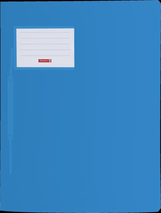 Actual product image FACT! plastic loose-leaf binder blue translucent DIN A4 (A4, 1 x)