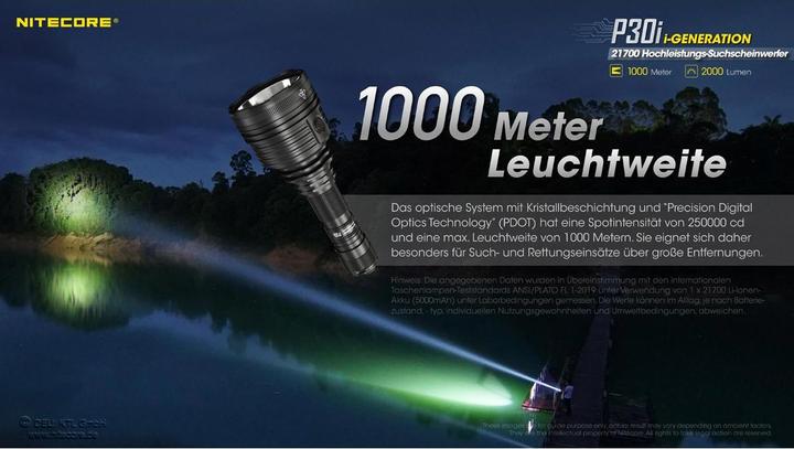 Immagine prodotto Nitecore P30i (11.75 cm, 2000 lm)