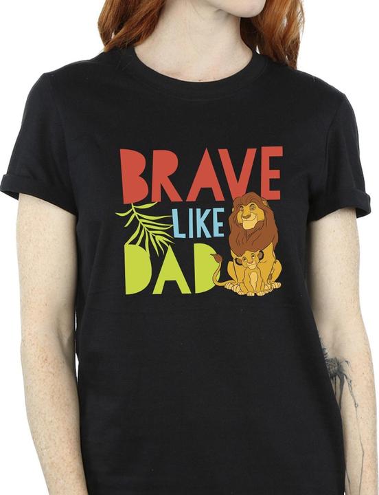 Immagine prodotto Disney The Lion King Brave Like Dad Maglietta Ampia Donna (L)