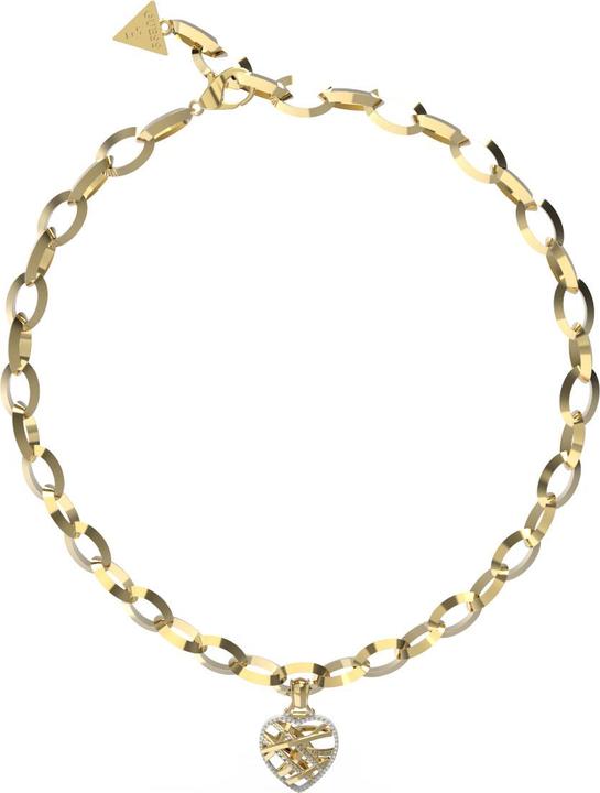Guess Collana HEART CAGE (Acciaio inossidabile, 41 cm)