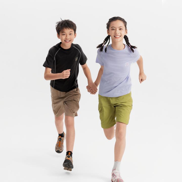 Immagine prodotto Quechua Wander-T-Shirt Kinder Merino - MH900 grau (14, 15, 16)