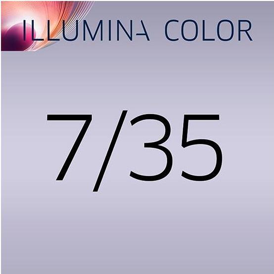 Actual product image Wella Illumina Color (7/35 medium blonde gold-mahogany)