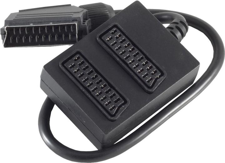 Produktbild Shiverpeaks BS94050 SCART-Kabel 0,5 m SCART (21-pin) 2 x SCART (21-pin) Schwarz (0.50 m)