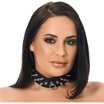 Produktbild Rimba Erotische Mode ra7545.5 Halsband Schwarzes Leder ML