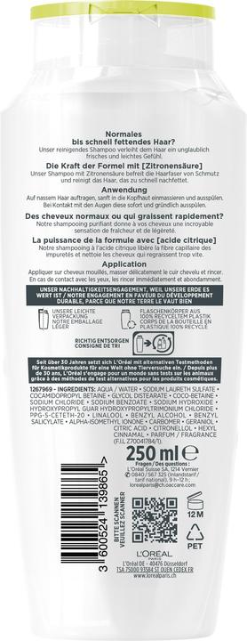 Actual product image L'Oréal Paris Elseve Citrus Cr (250 ml, Liquid shampoo)
