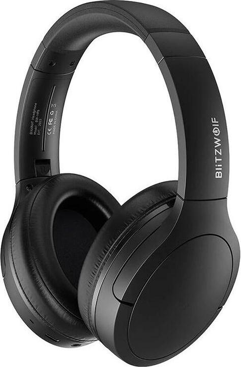 BlitzWolf Casque sans fil BW-HP6 (ANC, 75 h, Sans fil)