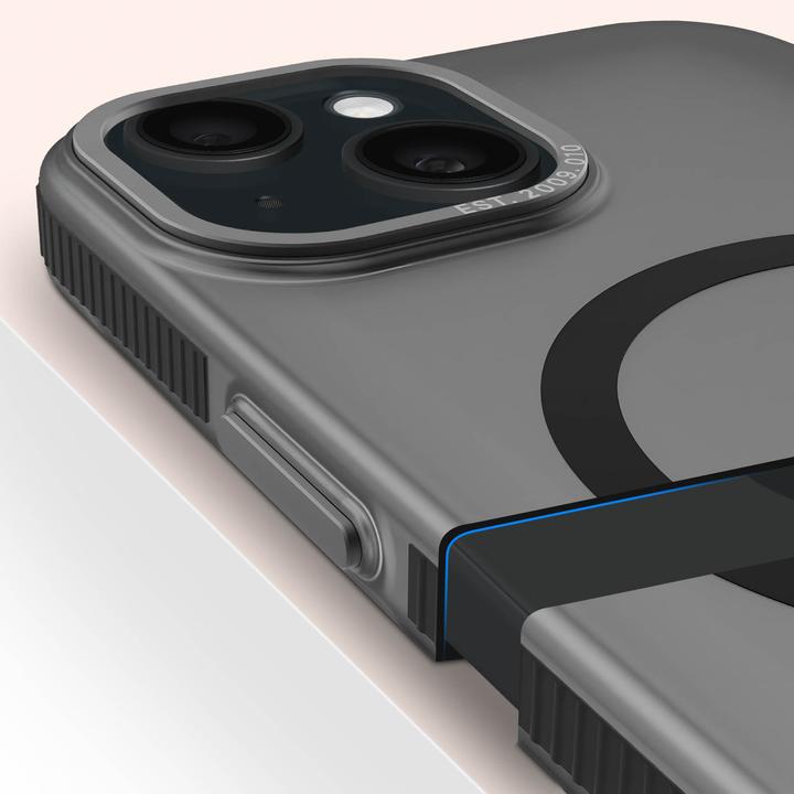 Image du produit Decoded Coque arrière en plastique recyclé pour iPhone 15 Noir (Apple iPhone 15)
