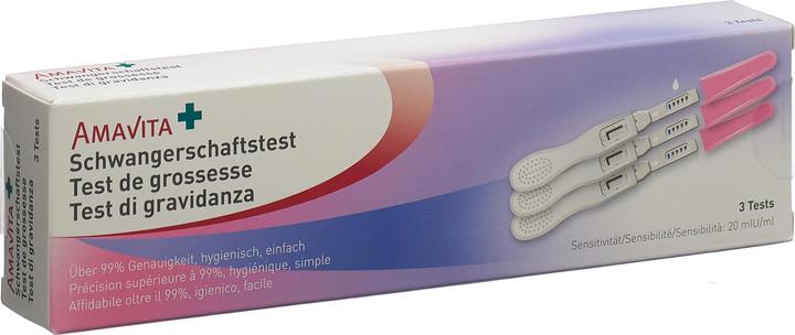 Produktbild Amavita Schwangerschaftstest 3 Stk (3 x)