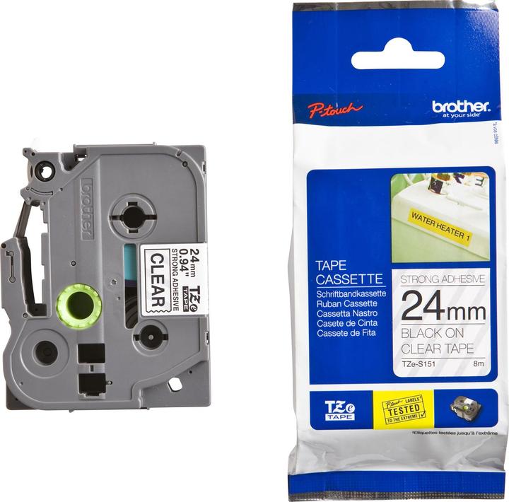 Actual product image Brother Tze-S151 (2.40 cm, Grey)