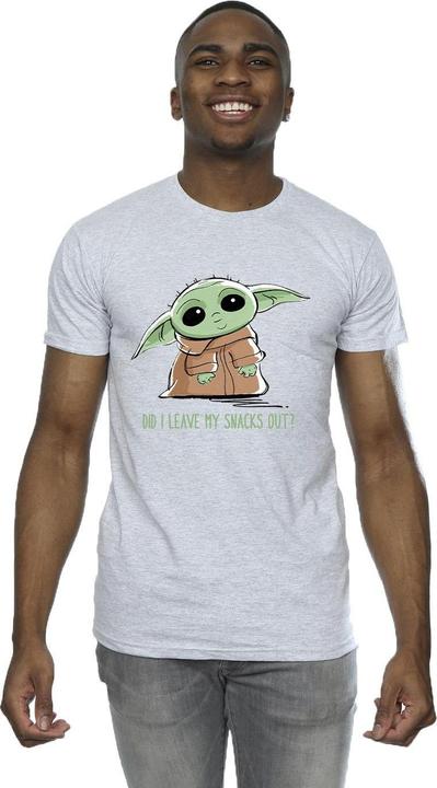 Produktbild Star Wars The Mandalorian Grogu Snacks Meme TShirt (L)
