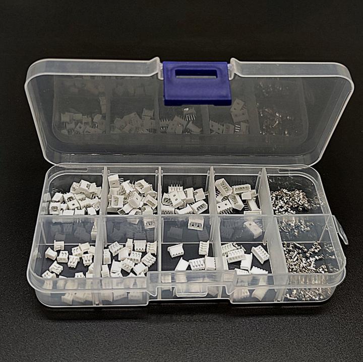 Actual product image Purecrea JST 1.25mm crimp plug and socket set 60 pieces