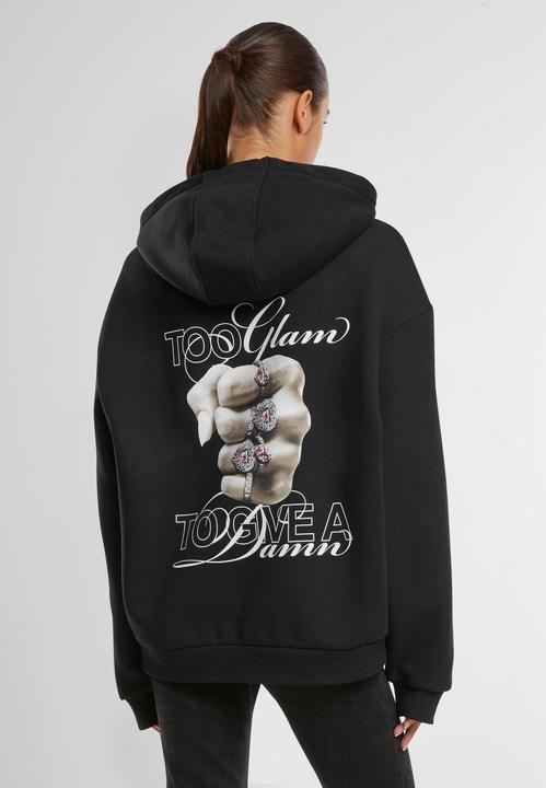 Actual product image Miss Tee Give A Damn Ladies Fluffy Hoody - 174147 (M)