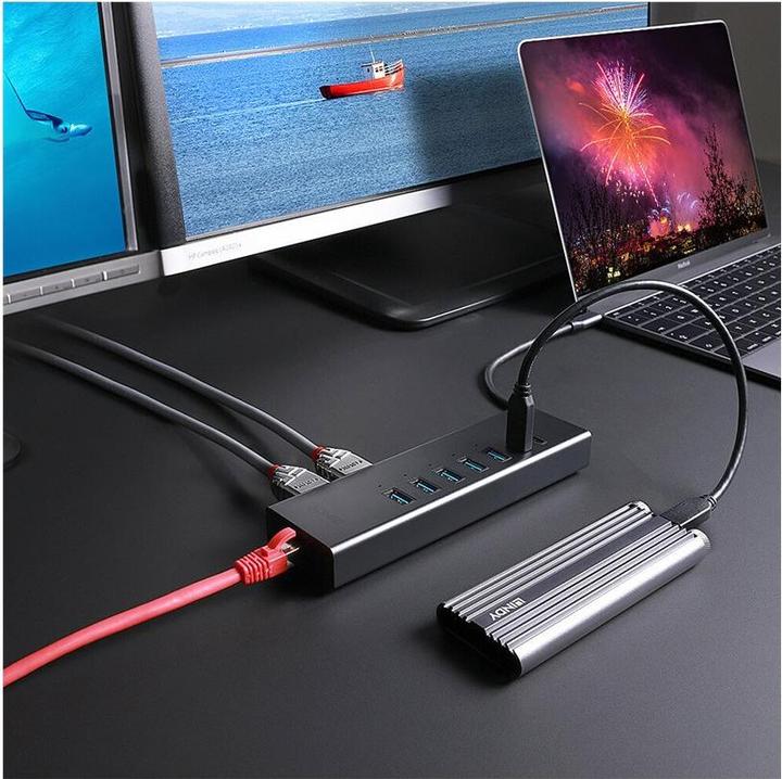 Immagine prodotto Lindy DST-Mini Duo (USB-C, 10 Porti)