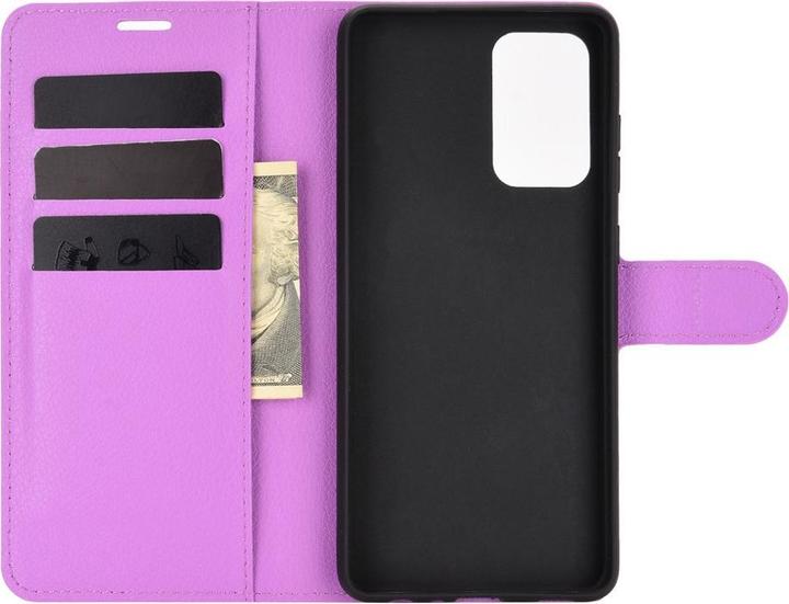 Produktbild Cover-Discount Galaxy A52 - Leder Etui Hülle violett (Samsung Galaxy A52)